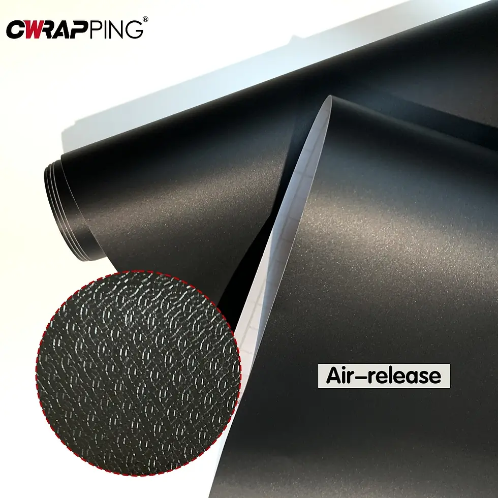 Thumbnail: Car Stickers Matte Black Vinyl Wrap Car Body Color Change Film Waterproof & Anti