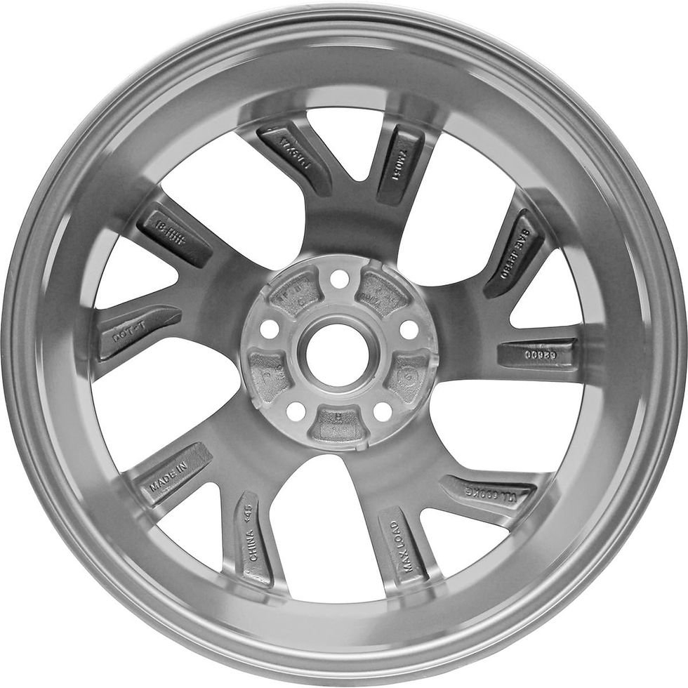 Thumbnail: New Aluminum Wheel Rim 17 inch Fits 2013-2015 Nissan Sentra 17x6.5 10 Sp