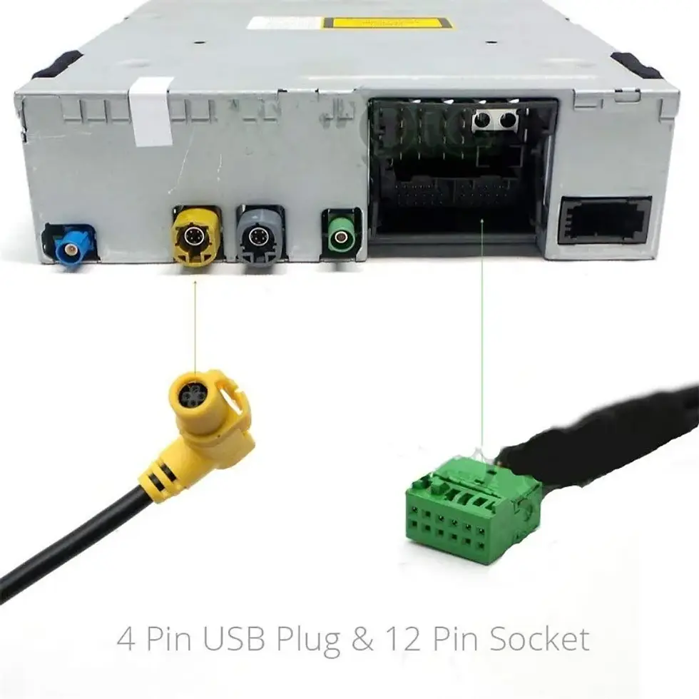 Thumbnail: New 2025 MMI 3G 5.0 Bluetooth AUX Audio Adapter - Compatible with Audi A5 A6 C6