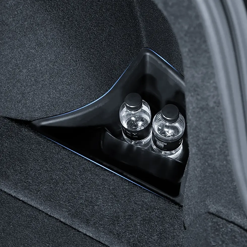 Thumbnail: For 2024 Tesla Model 3 highland Rear Trunk Left Side Storage Box with Cover Tail