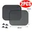 Thumbnail: Car Window Sunshade Cover Sun UV Protection Auto Front Rear Black Window Curtain
