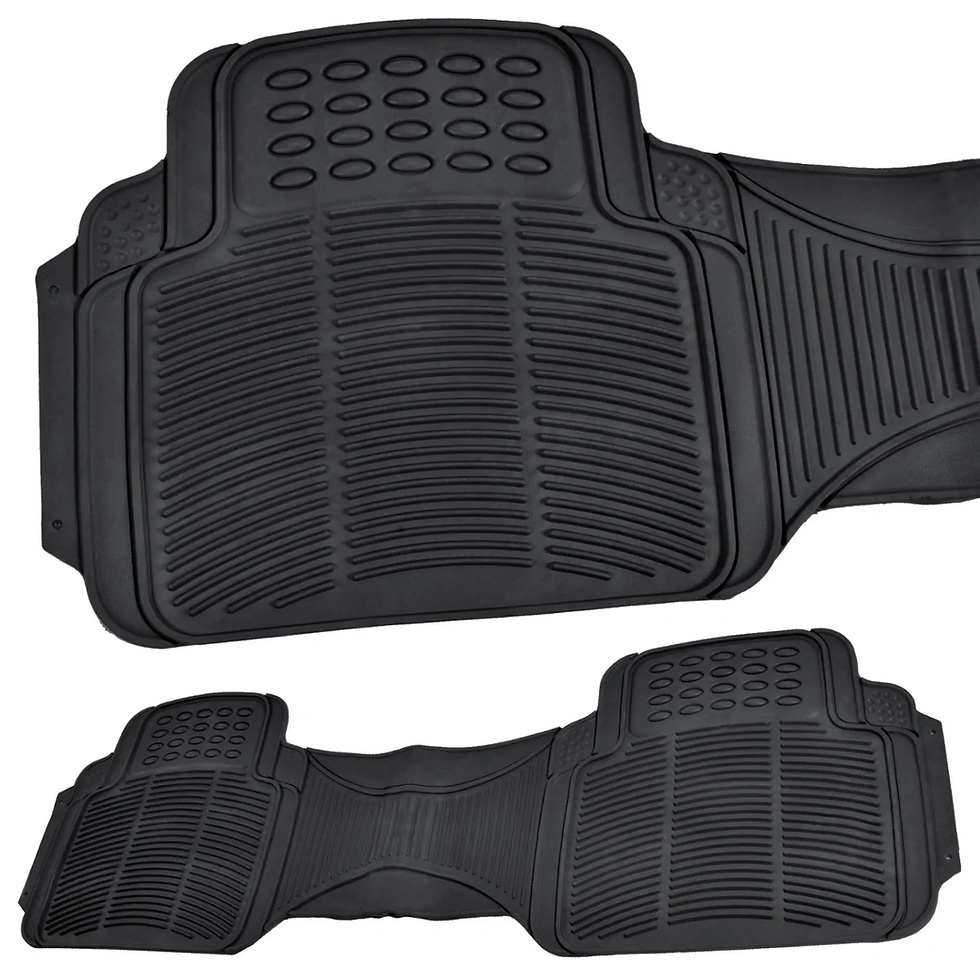 Thumbnail: Front and Back Proliner Heavy Duty Car Rubber Floor Mats for Auto, 3 Piece Set