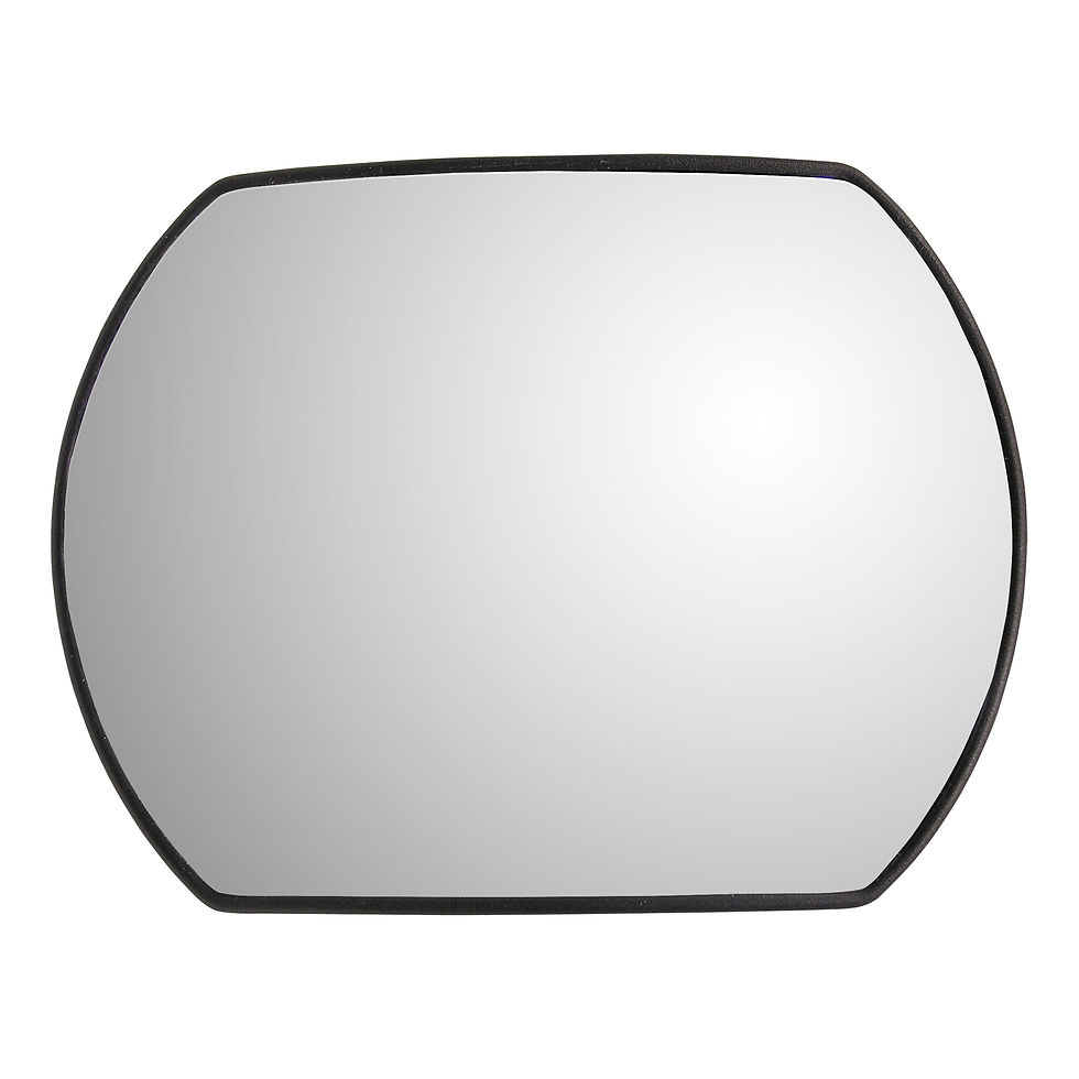 Thumbnail: 4 In. X 5-1/2 In. RV and Truck Blind Spot Mirror Black, 72224RV