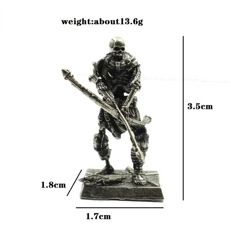 Thumbnail: Metal Copper Lost Roman Legionnaire Archer Shield Soldiers Model Figurines Minia