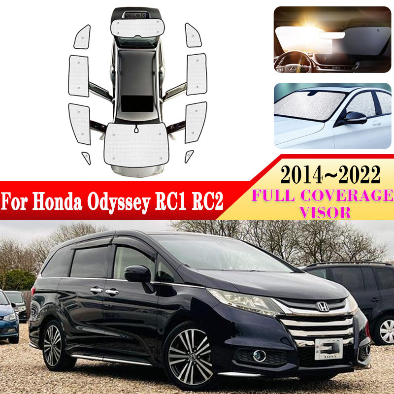 Full Cover Car SunShade For Honda Odyssey RC1 RC2 2014~2022 Windshield Side Wind
