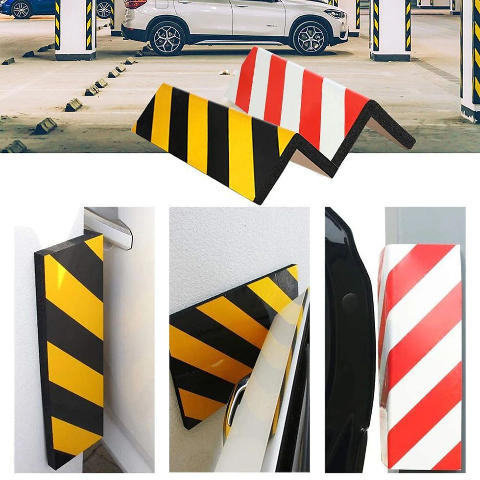 Thumbnail: Car Foam Bumper Protectors Bumper Guard Car Parking Protector Self-adhesive Refl