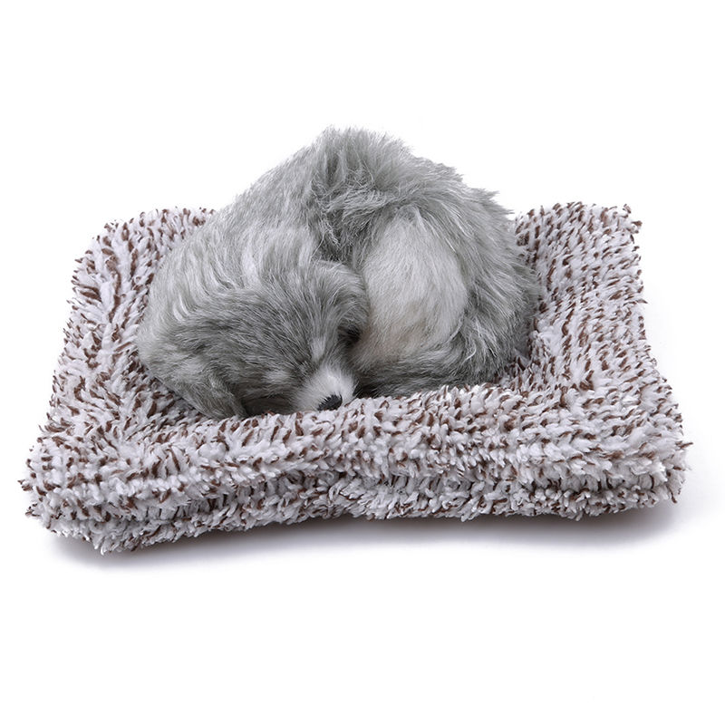 Thumbnail: Car Stuffed Toys Lovely Simulation Animal Labrador/Husky Doll Plush Sleeping Dog