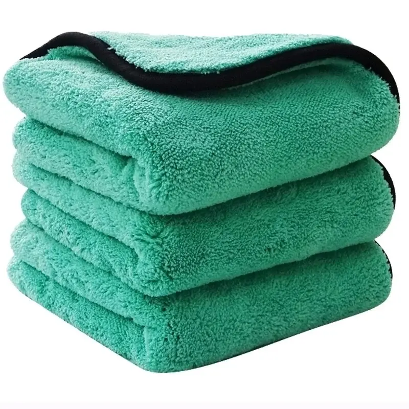 Thumbnail: 1200GSM Car Wash Car Detailing Microfiber Towel Vehicle Cleaning Drying Cloth Th