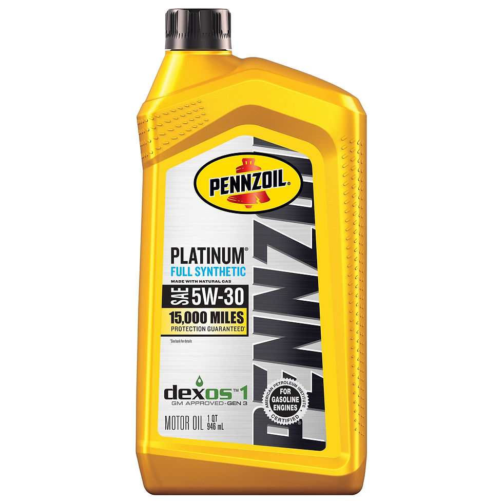 Pennzoil Platinum High Mileage Full Synthetic 5W-30 Motor Oil, 1 Quart