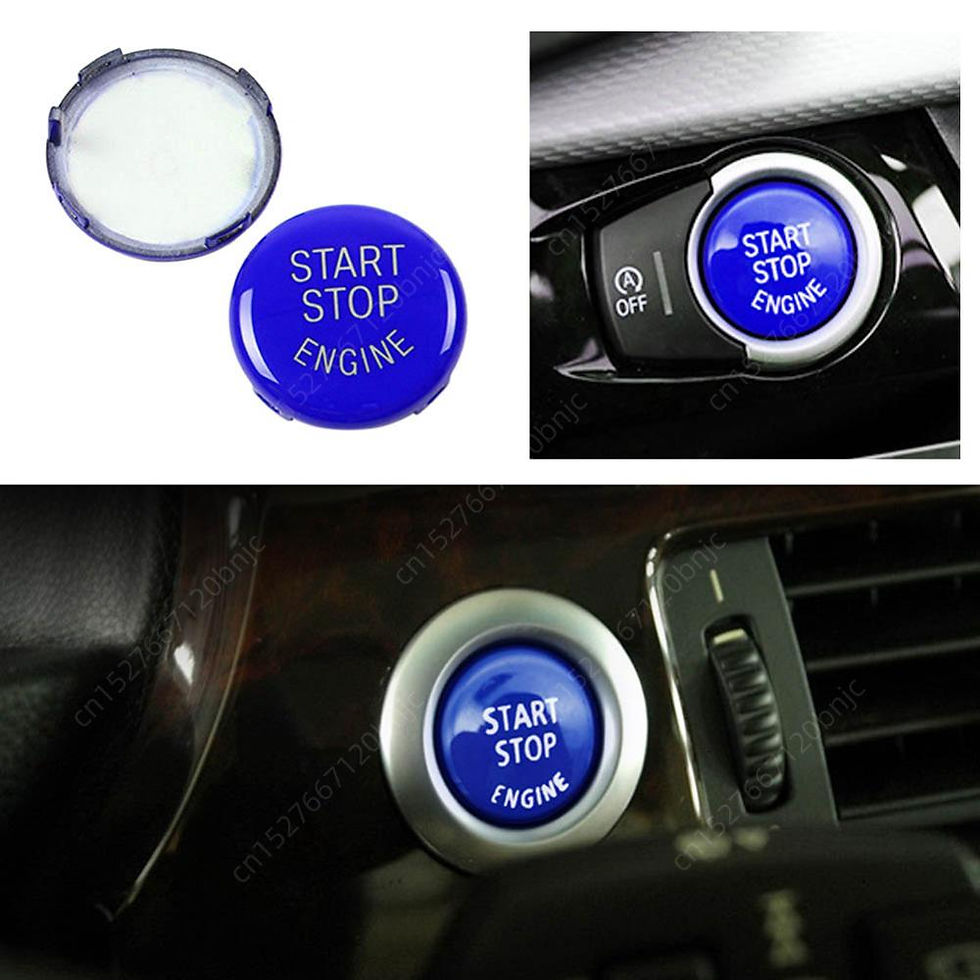 Thumbnail: 2/1pcs Car Engine Start Stop Switch Cover Replace Buttons Cap for BMW 1 3 5 Seri