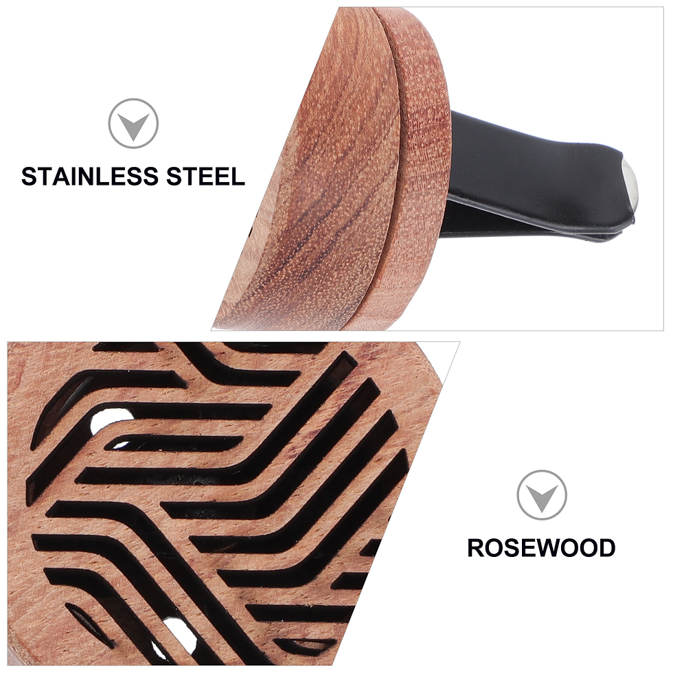 Thumbnail: Aroma Diffuser Essential Oil Car Diffuser Wooden Carved Aromatherapy Diffuser Ca