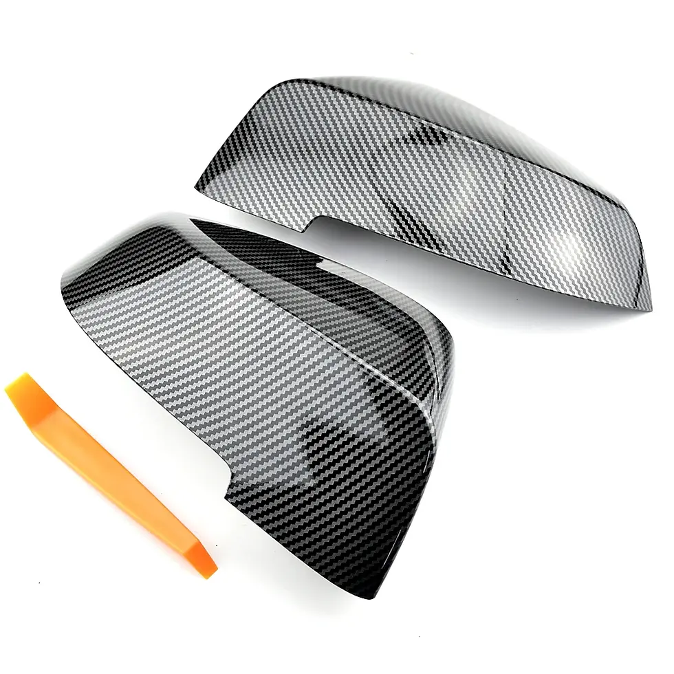 Thumbnail: 2pcs Glossy Black Rearview shell For BMW F10 F11 F18 F07 F06 F12 F13 F01 F02 201