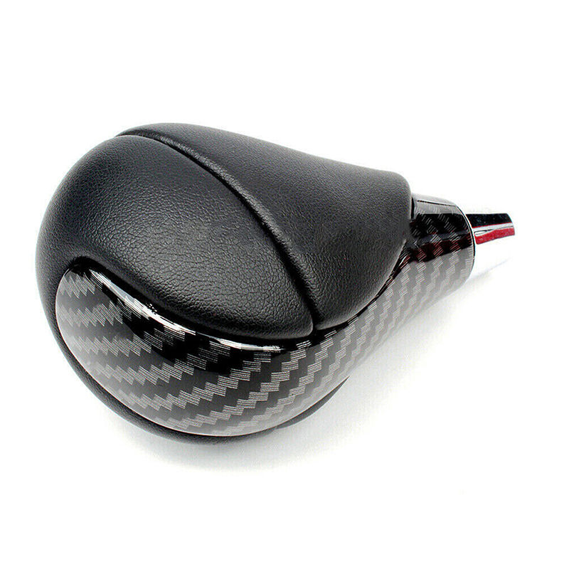 Thumbnail: Front Gear Shift Knob Automatic Carbon Fiber Look PU Leather + ABS Fit For Lexus