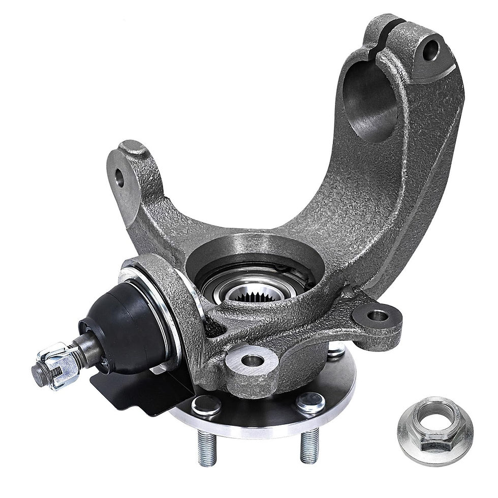 Thumbnail: Detroit Axle - Front Steering Knuckles & Wheel Hub Bearings Replacement for..