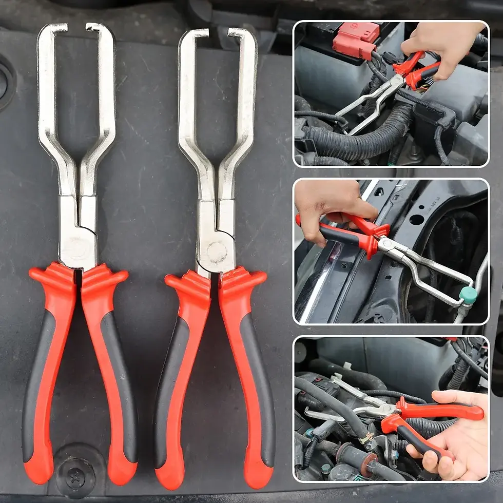 Thumbnail: Car Filter Joint Pliers Oil Pipe Fuel Joint Clamp Fuel Line Pliers Set Car Fuel