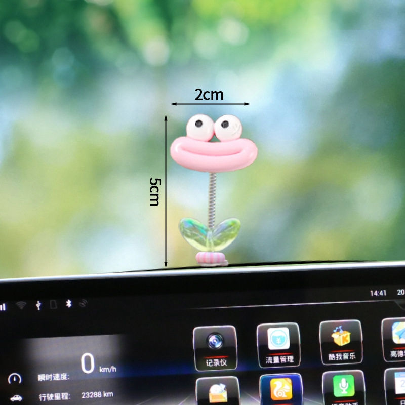 Thumbnail: 1/ 5PCS Cute Shaking Head toy for Car Dashboard Decor Sunflower Car Center Conso