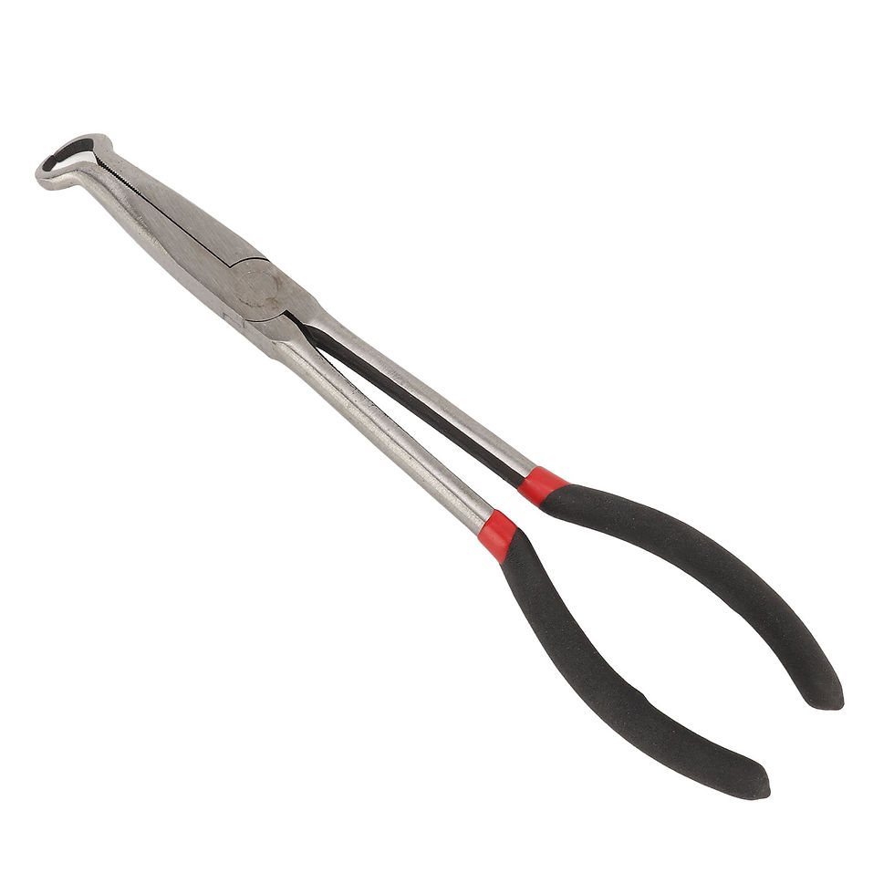 Thumbnail: Electrical Disconnect Pliers Automotive Long Spark Plug Removal Pliers Versatile