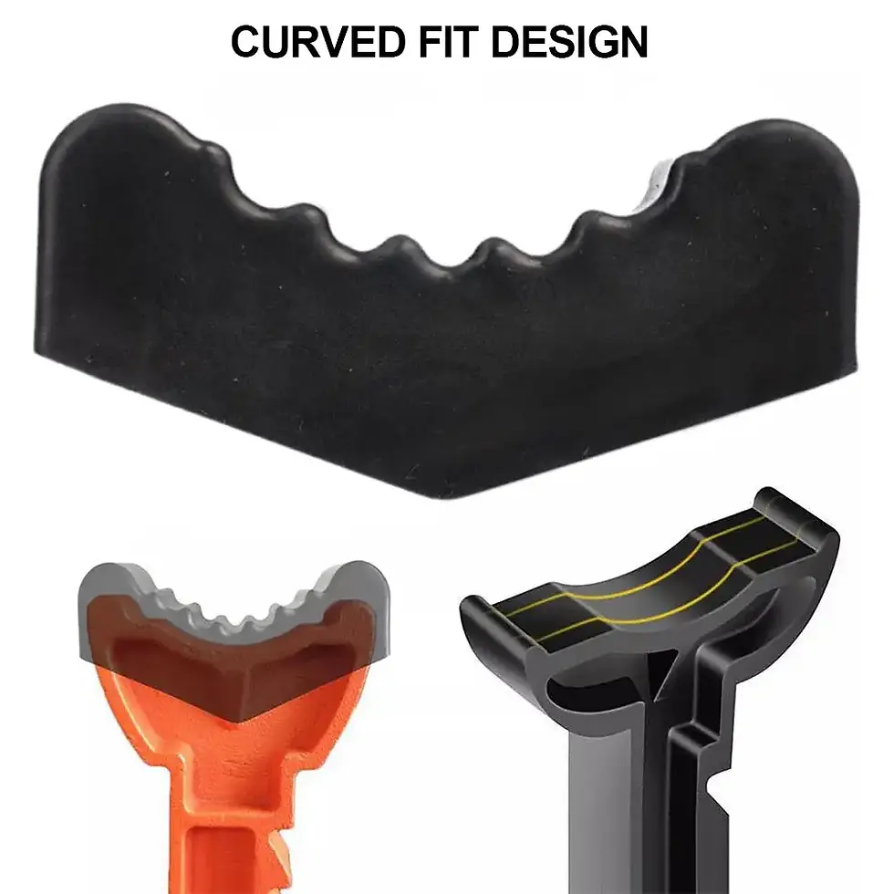 Thumbnail: 2Pcs Rubber Car Jack Lift Stand Pad Floor Adapter Pads Car Frame Rail Pinch Lift