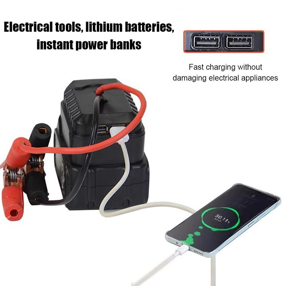 Thumbnail: Igniter Jump Starter for Makita Lithium Battery Booster Cable Adapter Emergency