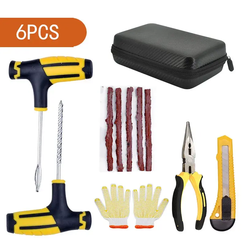 Thumbnail: Car Tire Repair Kit Puncture Plug Tools Tyre Puncture Emergency for Tire Strips