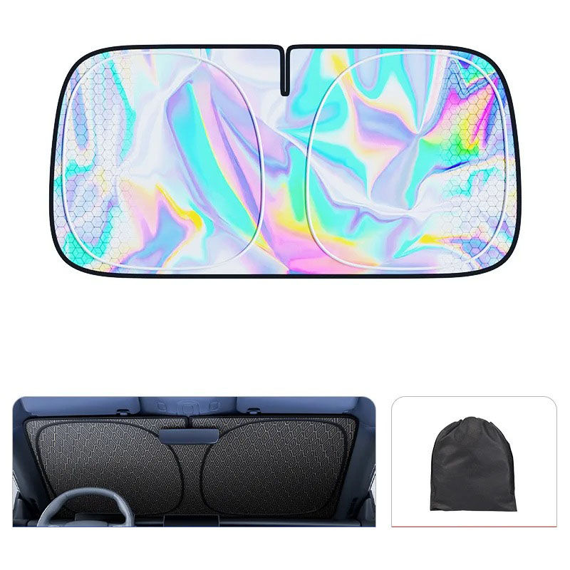Thumbnail: Folding Car Windshield Sun Shade Cover Visor Protector Interior Anti UV Sun Wind