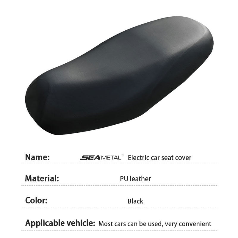 Thumbnail: SEAMETAL Elastic Motorcycle Seat Cover Waterproof TPU Seat Protection Cover Univ