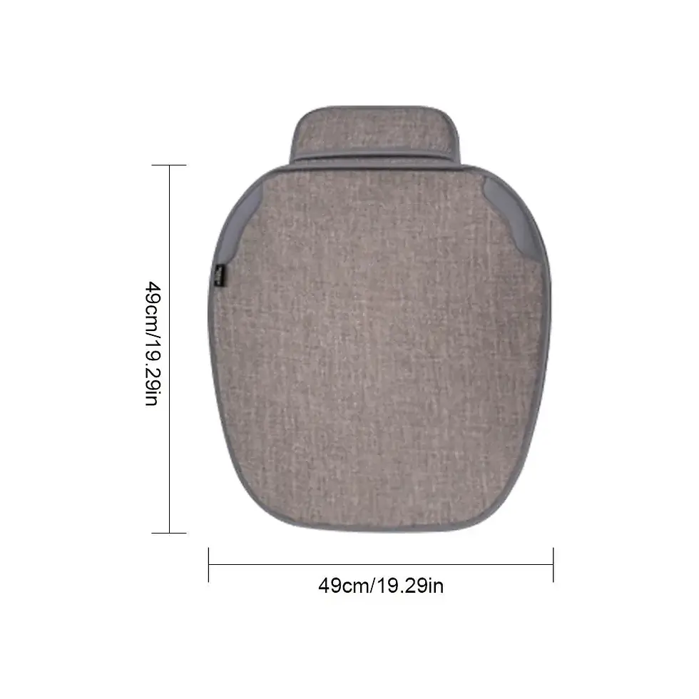 Thumbnail: Car Seat Cover Front Breathable Flax Car Seat Protector Cushion Universal Chair