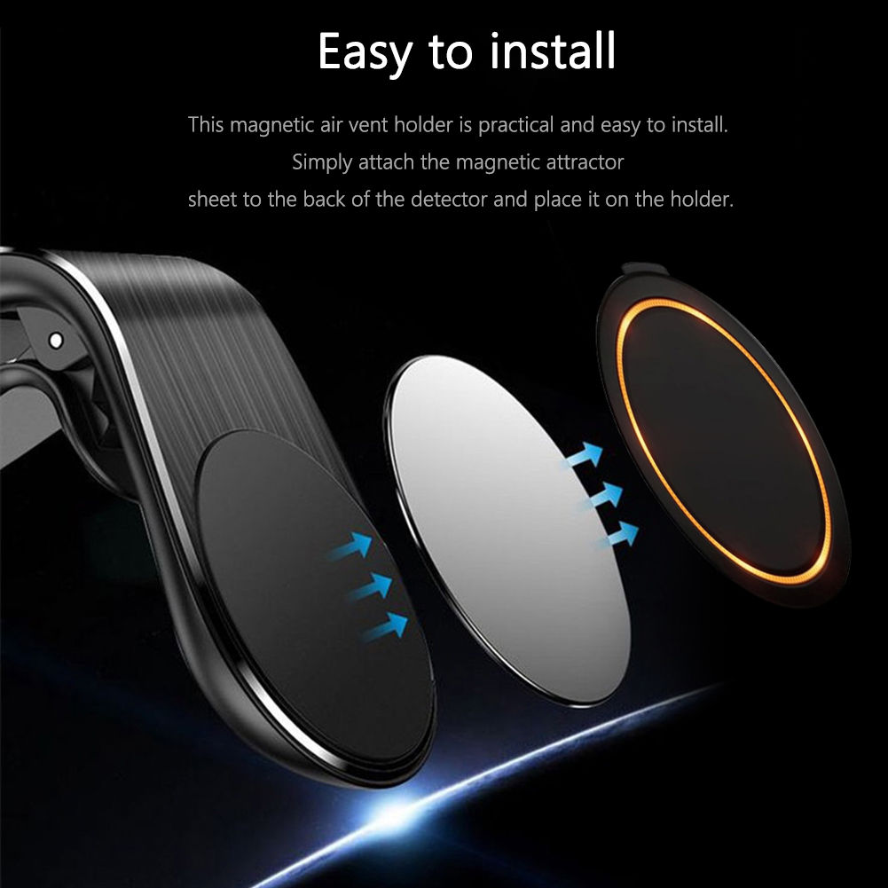 Magnetic Air Vent Clip Mount Stand 7-Type Car Air Vent Magnetic Holder Strong Ma