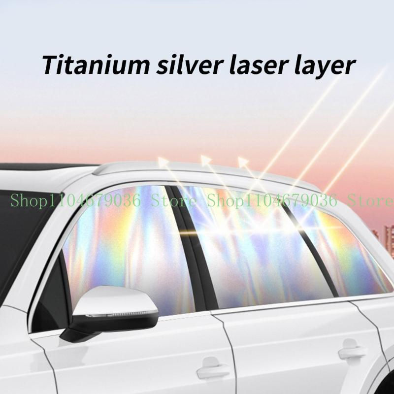 Thumbnail: 652F Car Sun Shade UV Car Privacy Curtain Car Window Sunshade