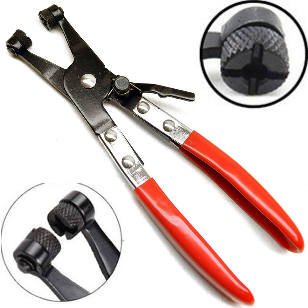 Thumbnail: Hose Clamp Pliers Car Remover Kit Long Reach Wire Spring Hose Clamp Pliers Auto