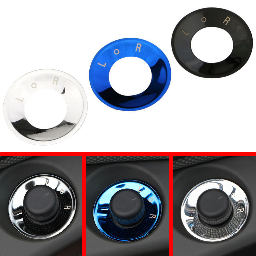 Car Rear View Rearview Side Mirror Adjustment Knob Sticker Ring for Chevrolet Tr