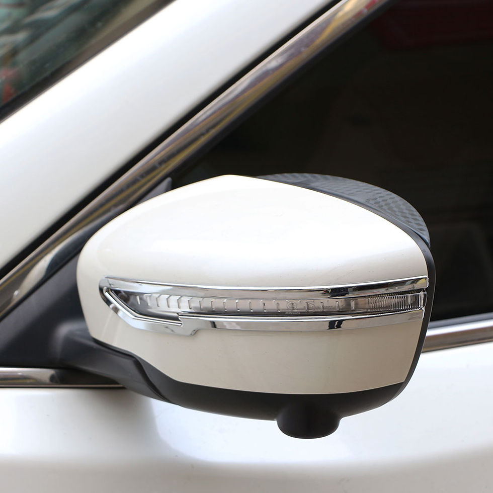 Thumbnail: 2Pcs Car Rearview Mirror Anti-Scratch Strip Sticker for Nissan X-Trail Xtrail T3