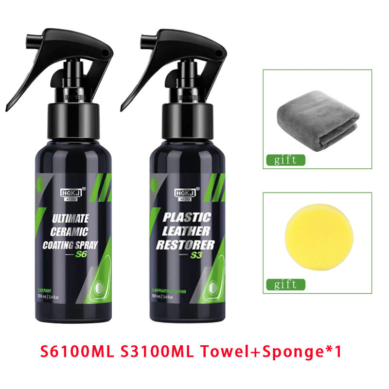 Thumbnail: 100/300ml HGKJ S6 Ceramic Car Coating Quick Detail Spray-Extend Protection Cryst