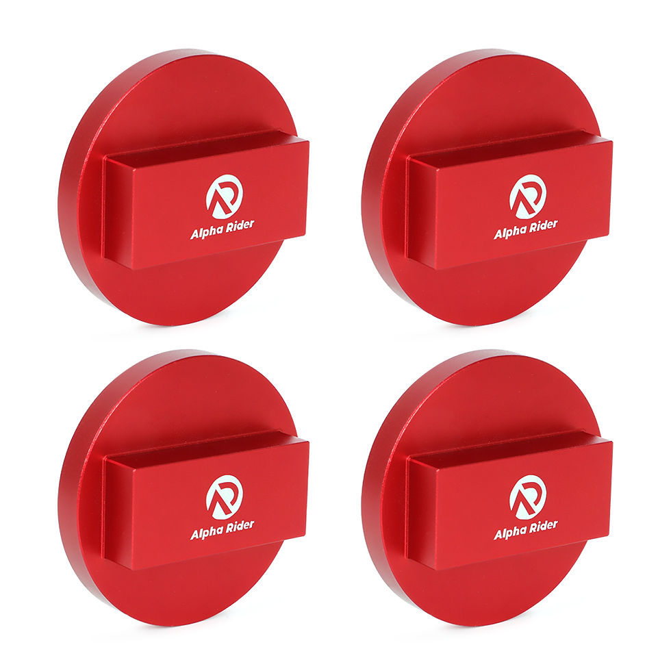 Thumbnail: 2/4 Piece For BMW Car Jack Pad Adapter Set Billet Anodized Black sliver red Alum