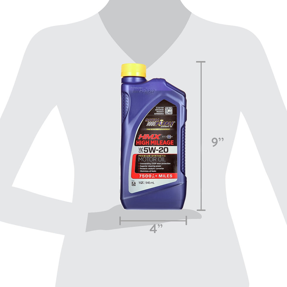 Thumbnail: Royal Purple HMX 5W-20 High Mileage Vehicle Motor Oil, 2 lbs,1 Quart