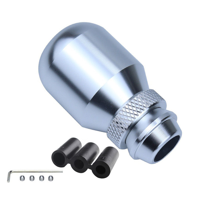 Thumbnail: Universal Car Gear Shift Knob Retractable Adjustable Length Gear Head Aluminum A