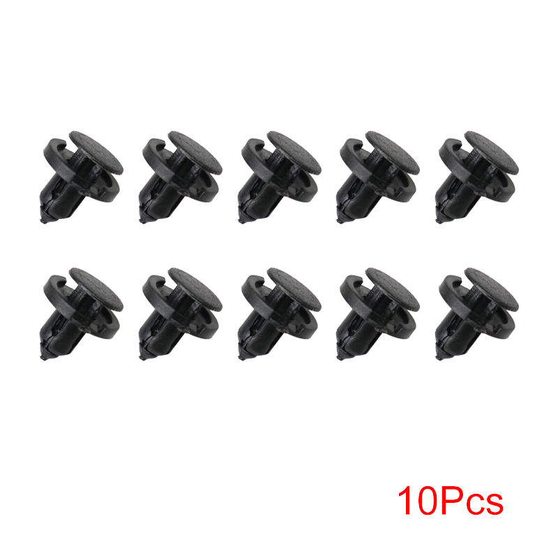 Thumbnail: 10/20/50pcs 8mm Diameter 8mm Black Plastic Auto Fasteners Rivets Clips Vehicle C