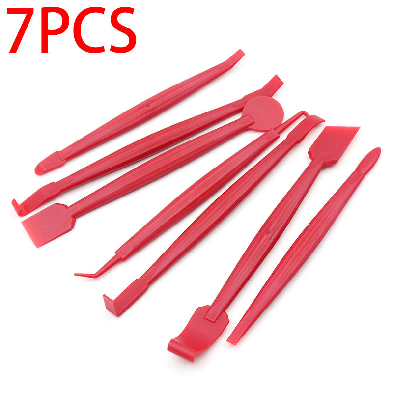Thumbnail: SEAMETAL 7/13pcs Car Wrapping Tools Kit Vinyl Scraper Cutter Film Squeegee Set P