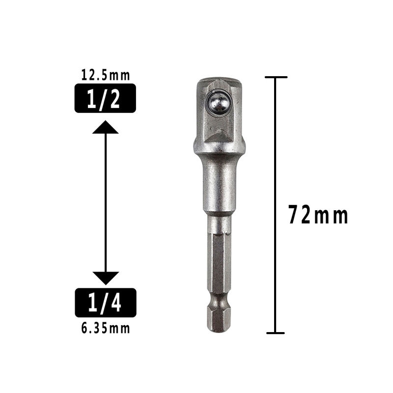 Thumbnail: Scissor Jacks Adaptor Drive Impact Wrench Adapter Tool Jack Shear Chrome Vanadiu