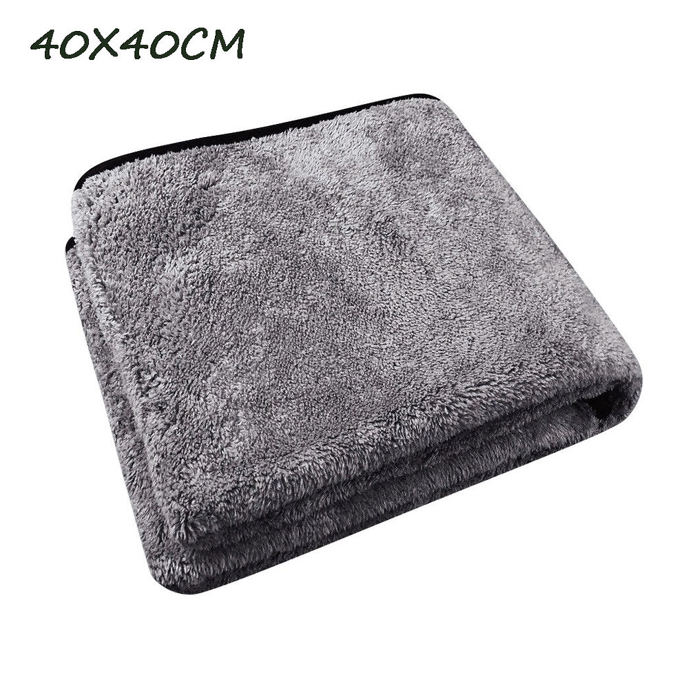 Thumbnail: Car Wash Towel 1200GSM Double Sided Towel Car Detailing Twisted Braid Cloth Supe