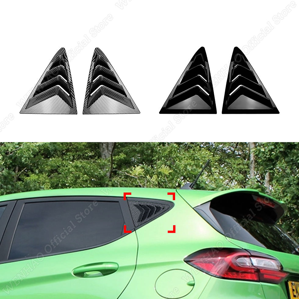 Thumbnail: Rear Window Side Vent Shutter Louver Cover Body Kits Accessories for Ford Fiesta