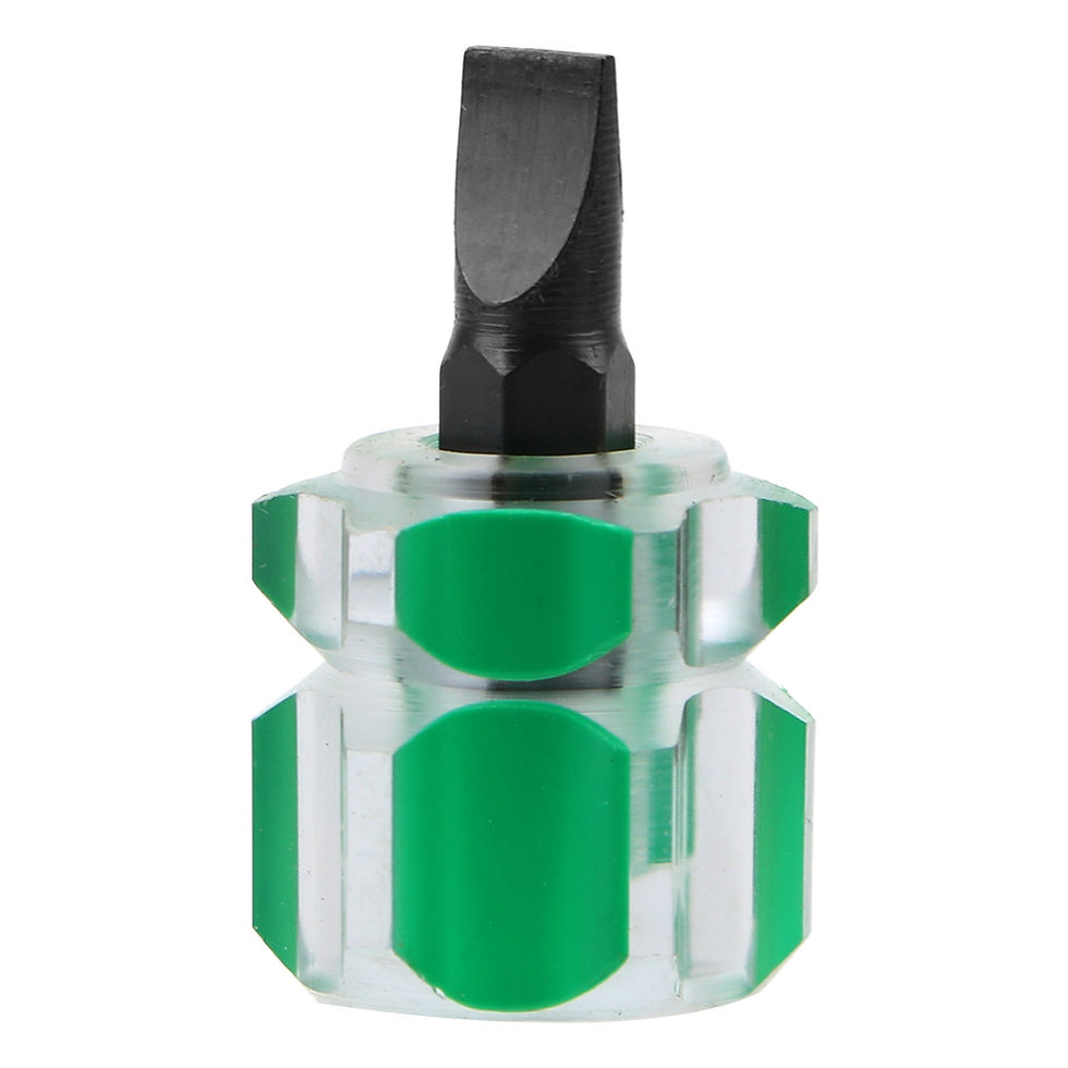 Thumbnail: Slotted Screwdriver Repair Hand Tools Mini Short Small Split Car Fender Repair T
