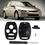 Thumbnail: LAFGUR Remote Key Fob Uncut Shell Case Fits For   2003 2004 2005 2006 2007 ..