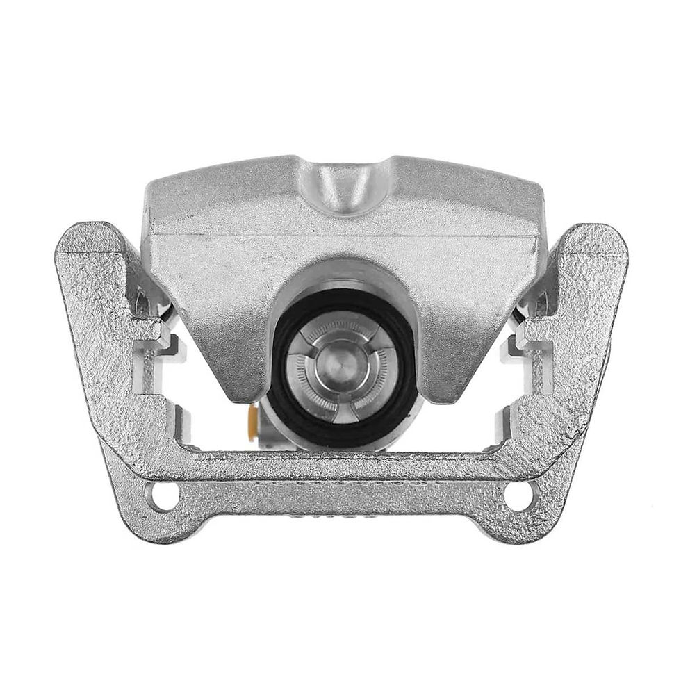 Thumbnail: AutoShack Rear New Brake Calipers Assembly with Bracket Set of 2 Driver and..