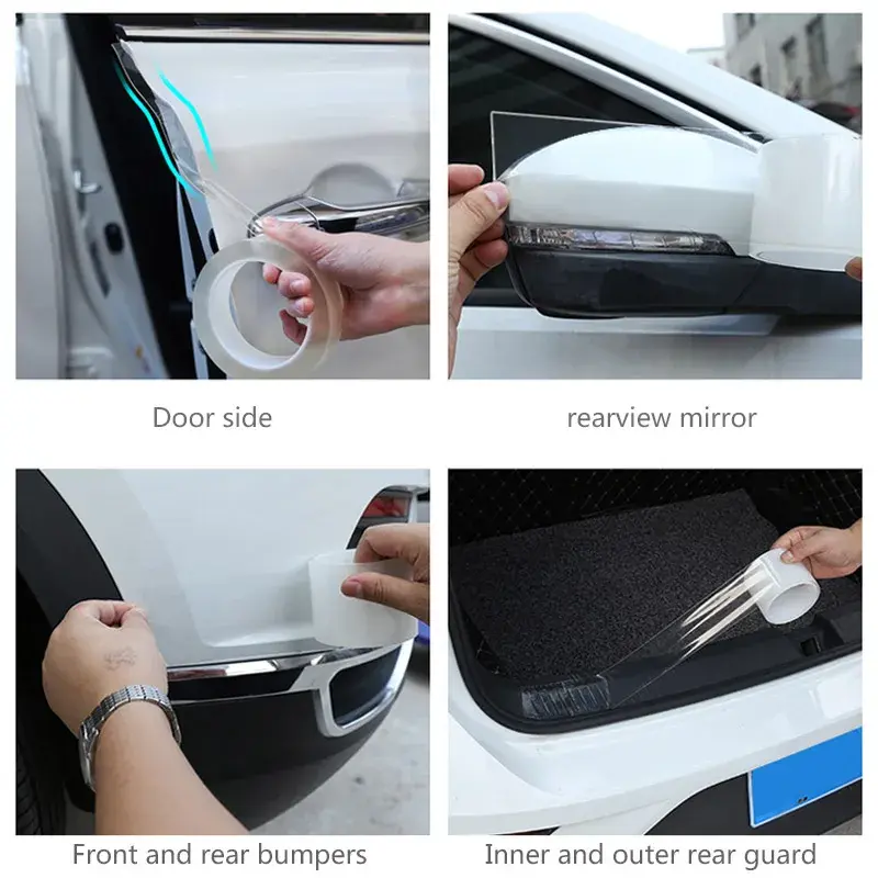 Thumbnail: Car Stickers Door Sill Protector Universal Car Door Edge Sticker Anti Scratch Ca