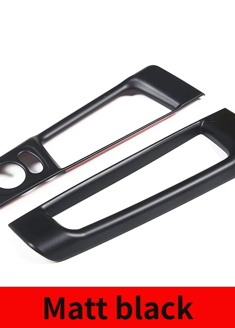 Thumbnail: For Fiat 500 2010-2022 ABS carbon fiber car rearview mirror adjustment button de