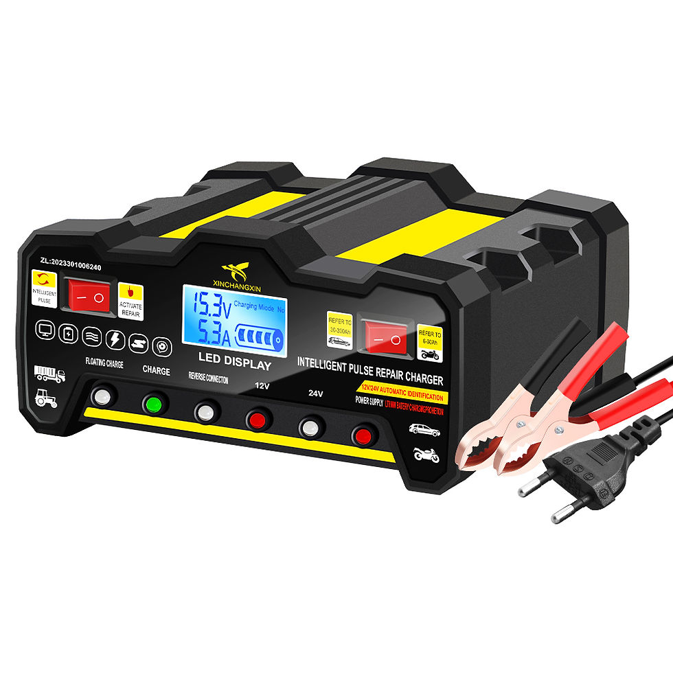Thumbnail: 300AH 220W For Wet Dry Lead Acid LCD Display Full Automatic Car Battery Charger