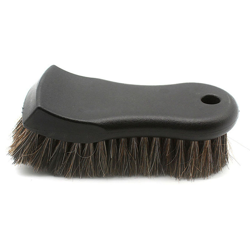 Thumbnail: Soft Horsehair Leather Cleaning Brush Genuine Horsehair Detailing Brush Car Inte