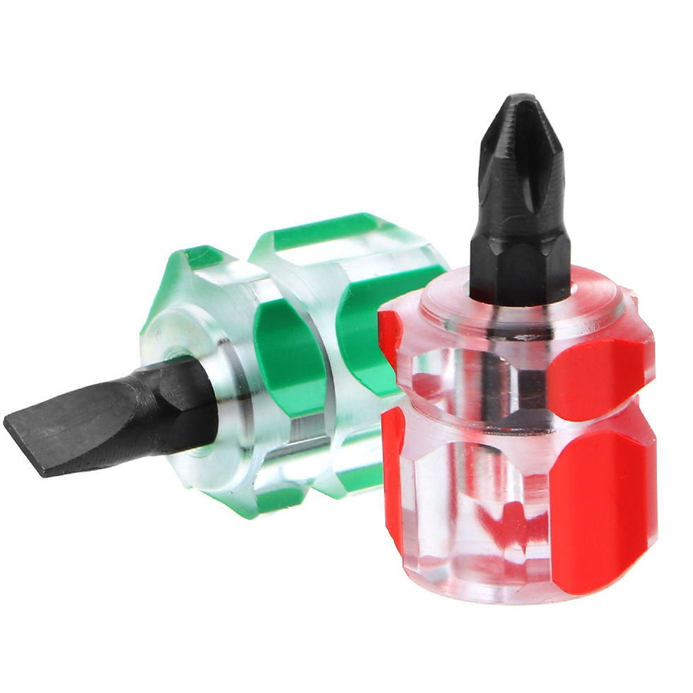 Thumbnail: Slotted Screwdriver Repair Hand Tools Mini Short Small Split Car Fender Repair T