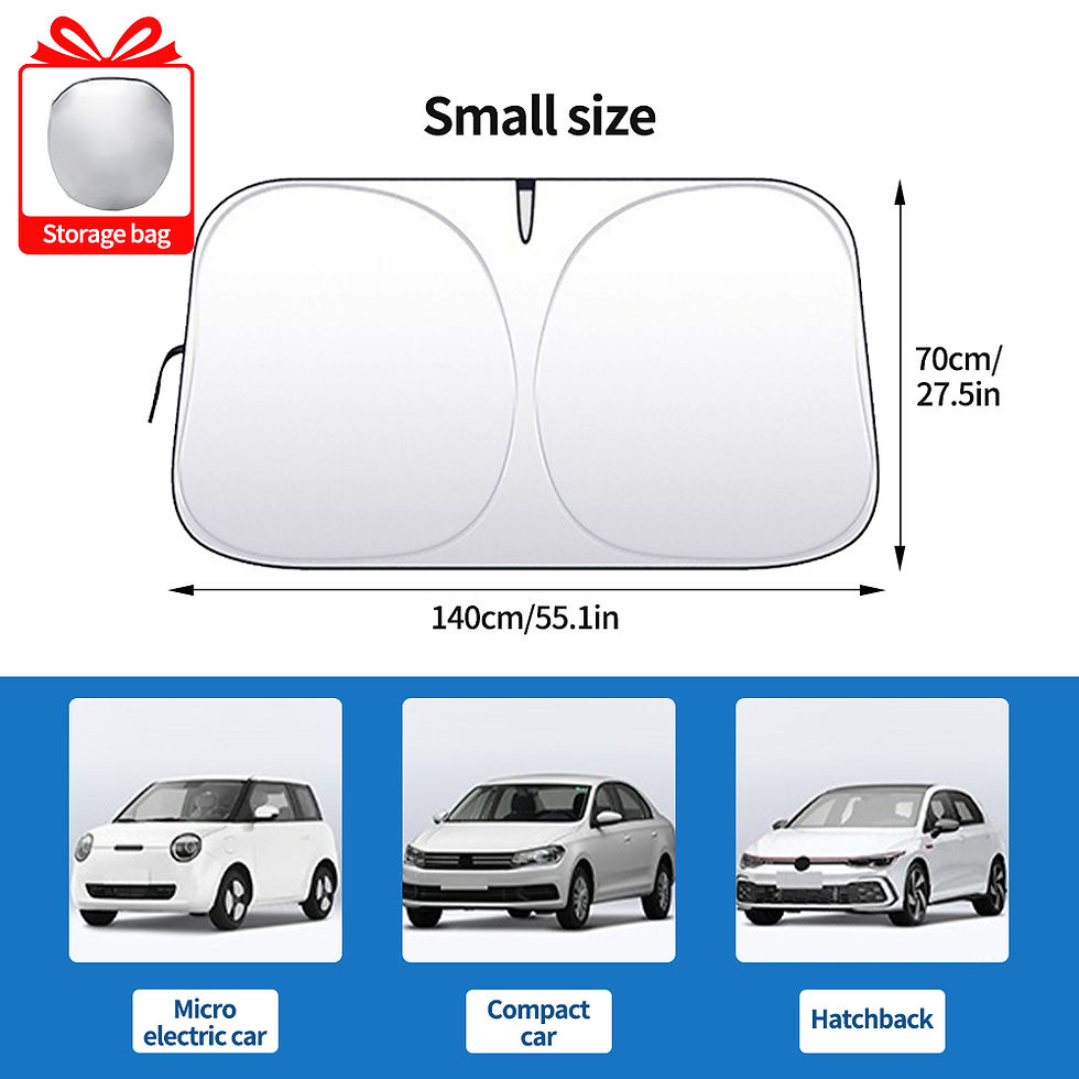Thumbnail: Car Sunshade Umbrella Parasol Cars Front Windshield with 360°Rotation Bendable H